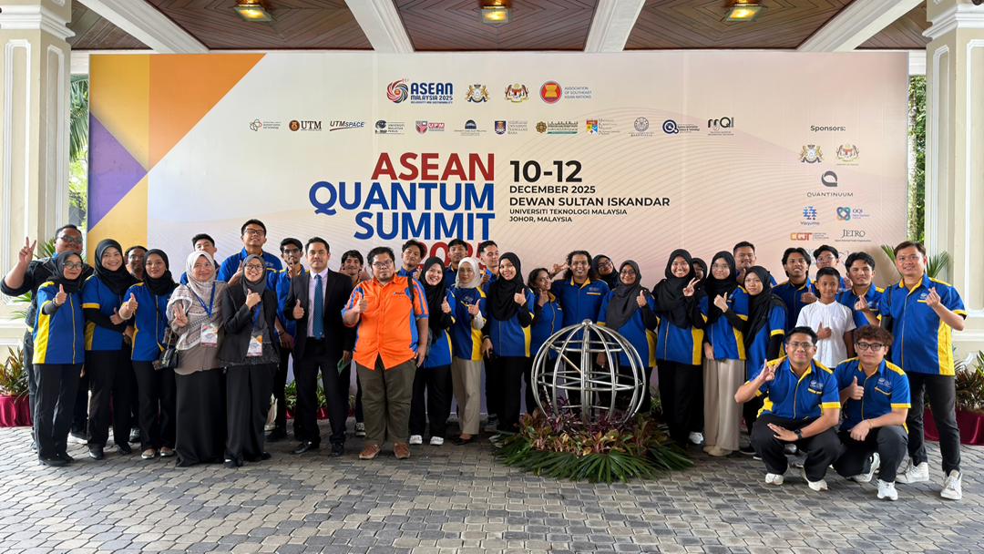 Seramai 7 org pelajar FKC terlibat dengan program ASEAN Quantum Summit 2025 di Johor Bahru